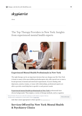 The Top Therapy Providers in New York Insights from experienced mental health experts