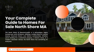 Your Complete Guide to Homes For Sale North Shore MA