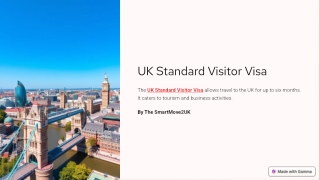 UK Standard Visitor Visa: Who Can Apply and What You Need to Know