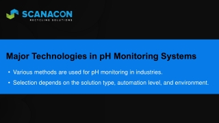 Major Technologies in pH Monitoring Systems