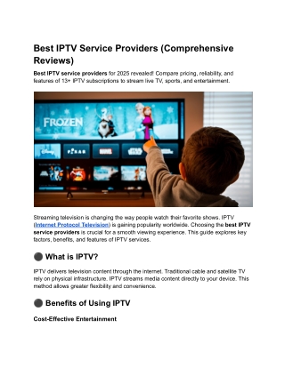best iptv service providers comprehensive reviews