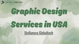 Expert Graphic Design Company in USA | Stellanova Globaltech