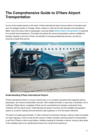 the comprehensive guide to o hare airport