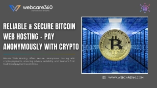 bitcoin web hosting offers secure anonymous