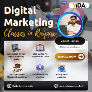 Digital Marketing Classes in Raipur – Learn, Create, Grow with VIDA!