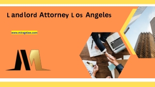 Landlord Attorney Los Angeles - miragelaw