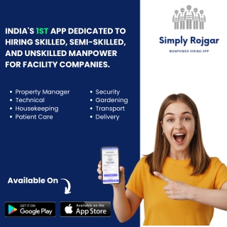 India's 1st App Dedicated to Hiring Skilled, Semi-Skilled, and Unskilled Manpowe