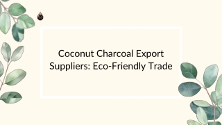 Coconut Charcoal export suppliera
