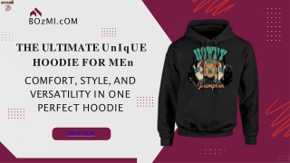 the ultimate unique hoodie for men