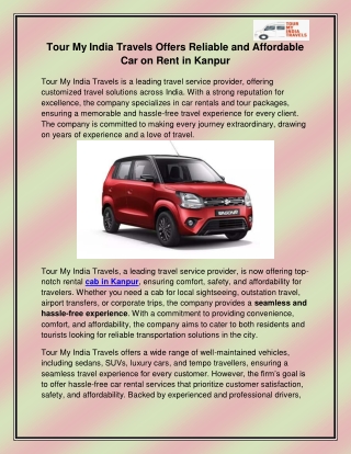 tour my india travels offers reliable