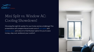 mini split vs window ac cooling showdown