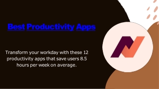 Best Productivity Apps-PPT
