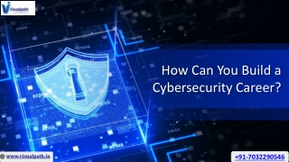 how can you build a cybersecurity career