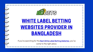 Best White Label Betting Websites