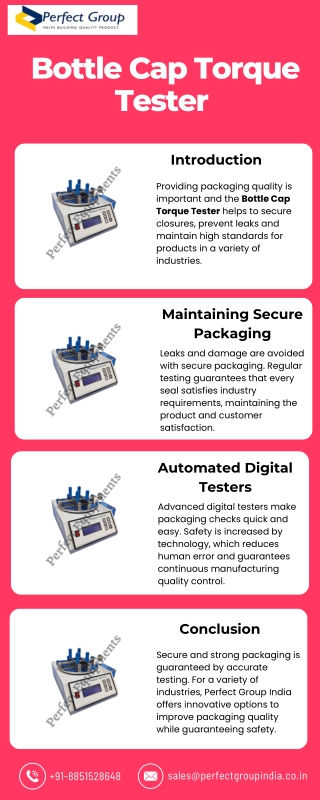 Bottle Cap Torque Tester