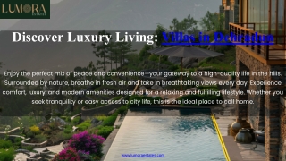 discover luxury living villas in dehradun
