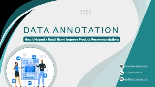 How Data Annotation Helped a Retail Brand Improve Product Recommendations