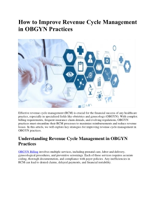 how to improve revenue cycle management in obgyn