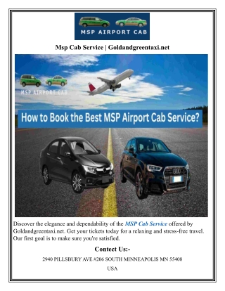 msp cab service goldandgreentaxi net