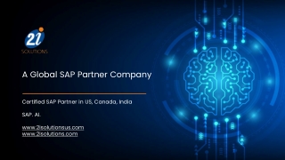 Transforming businesses with SAP excellence!