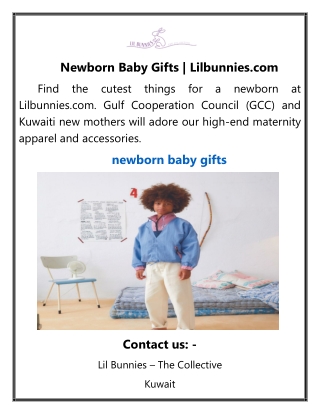 1 Newborn Baby Gifts  Lilbunnies
