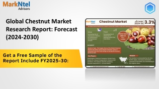 global chestnut market research report forecast
