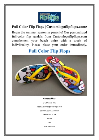full color flip flops customlogoflipflops comz
