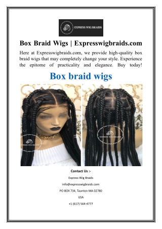 box braid wigs expresswigbraids com