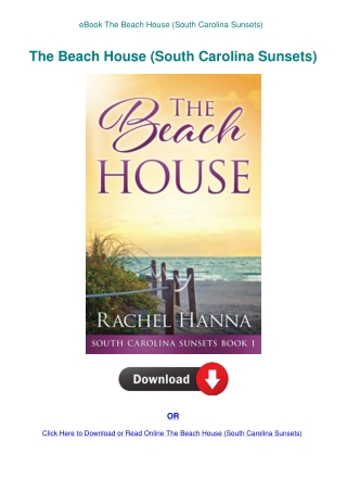 eBook The Beach House (South Carolina Sunsets)