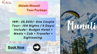 Shimla Manali Tour Package Book Now 4N/5D Best Price | Manali Trip