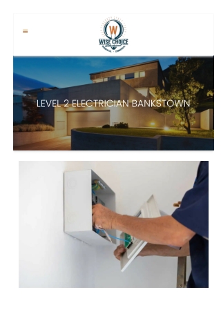 Level 2 electrician Bankstown