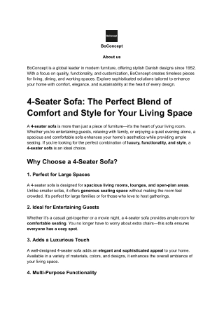 4-Seater Sofa