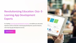 revolutionizing education osiz e learning