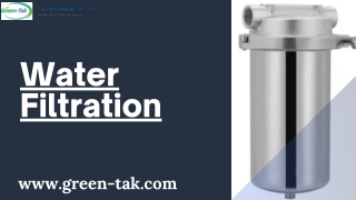 Water Filtration: The Simple Green-Tak Solution for Cleaner Water