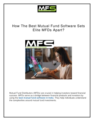 How The Best Mutual Fund Software Sets Elite MFDs Apart (1)