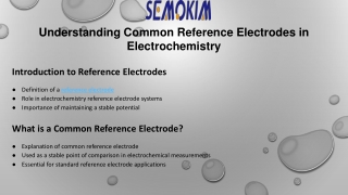 understanding common reference electrodes