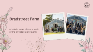 bradstreet farm
