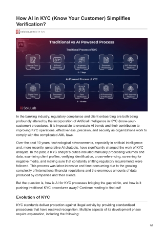 how ai in kyc know your customer simplifies