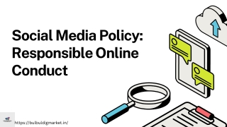 social media policy responsible online conduct