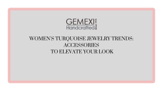 Women's Turquoise Jewelry Trends Accessories to Elevate Your Look