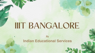 IIIT Bangalore