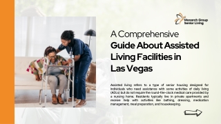 A Comprehensive Guide About Assisted Living Facilities in Las Vegas