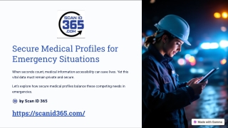 secure medical profiles for emergency situations