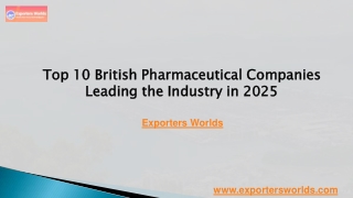 Top 10 British Pharmaceutical Companies Leading the Industry in 2025