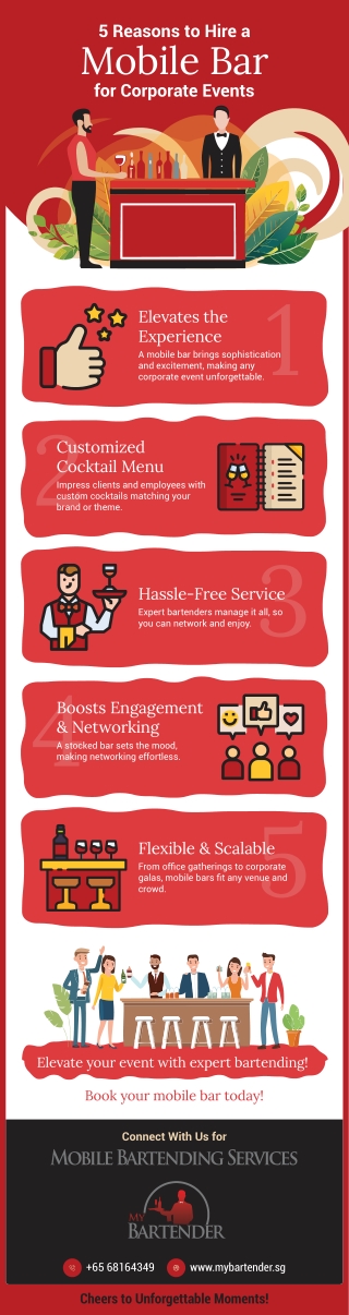 5 Reasons to Hire a Mobile Bar for Corporate Events
