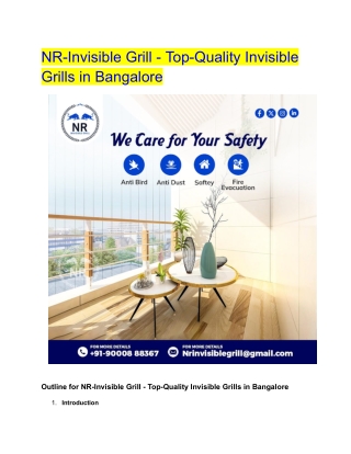 nr invisible grill top quality invisible grills