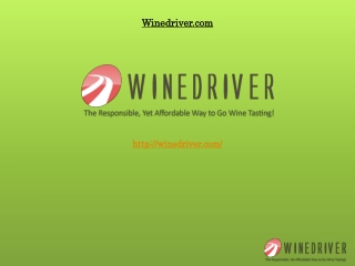 Wine tasting driver napa