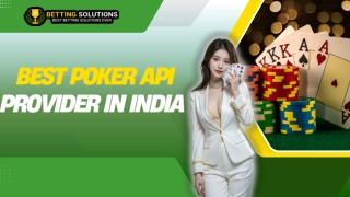 Poker API Provider in India ppt