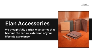 Elan Accessories - Leather Journal Diary