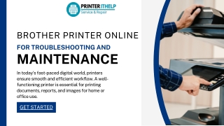 Brother Printer Online Support for Troubleshooting and Maintenance
